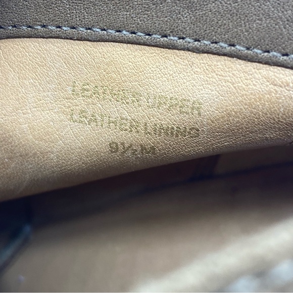 Via Spiga-Tan Suede Leather Lace Up Wedge Booties 9.5 - Picture 7 of 7